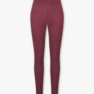 SOFT RIB LEGGING BURGUNDY