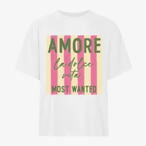 AMORE OVERSIZED TEE CRÈME