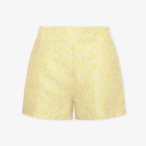 BRYCE FLOWER JACQUARD HIGH WAIST SHORTS BOTERGEEL