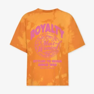 TIE DYE ROYALTY OVERSIZED TEE ORANJE