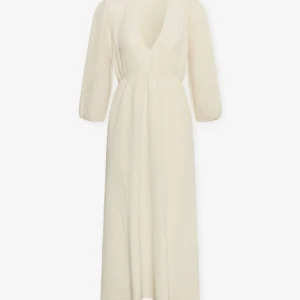 VEERLE MOUSSELINE MAXI DRESS ZAND